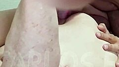 Horny Husband Devours Wife's Wet Shaved Pussy in Bed