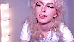 Blonde Girl Displays Dance Moves