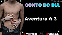 brazilian amateur adventure with three wild explorers