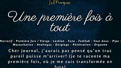 Oh My God, It's My First Time with Everything - French Audio Futa Porn!