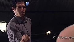 Blonde Slave Feels Intense Pain from Whipping and Rough Anal Fucking in Bondage