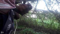 i shoot hot cum outdoors deep in the trees