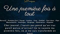 Oh My God, It's My First Time with Everything - French Audio Futa Porn!
