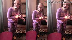 asmr hair brushing lollipop sounds in headphones