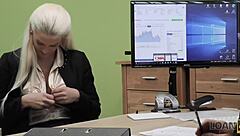 agent can't wait to shove cock in adorable blanche's pussy huh?