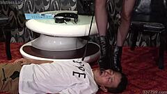 japanese mistress risa dominates club staff in femdom heels training