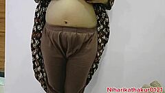 Pregnant mature pussy exposed first time solo