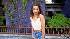 ebony teen cecilia lion rides hardcore petite pounding