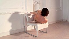 behind the scenes fetish fun with old man and young girl