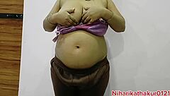 Pregnant mature pussy exposed first time solo