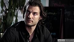 Married flight attendant deepthroats cheater's cock in uniform