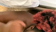 jshump licks juicythehoudini's big clit till she creams hard