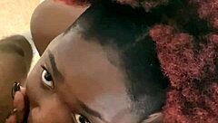 jshump licks juicythehoudini's big clit till she creams hard