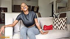 Watch This Ebony Ass Shake Then Suck Cock!