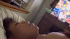 rub these fat juicy latina tits until massive milf orgasm hits