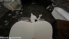 bbc monster cock pounds snowbunny pussy in roblox condo surprise creampie?