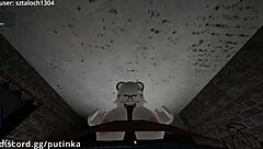 bbc monster cock pounds snowbunny pussy in roblox condo surprise creampie?