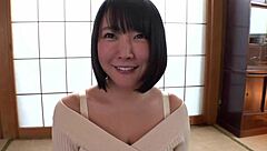 Curvy Japanese Milf's Huge Natural Tits Bounce in Bedroom Bliss