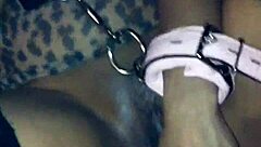 hidden ebony couple's toy drilling fantasy unfolds