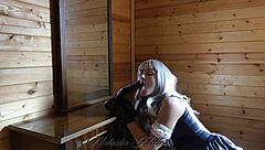 A French Maid's Pretty Blonde Pussy Overwhelmed by Black Cock