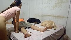 Peruvian latina bailarina rides primo cock with wild sentones