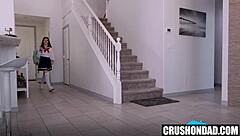 Reality POV petite teen tempts with taboo peeping thrills