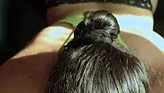 chubby latina bbw couple bends for doggystyle pounding