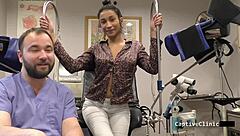 Miss Mars Smuggles in Latex Handcuffs Backstage