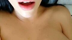 Brunette Fingers Her Dripping Wet Pussy to Orgasm