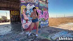 Aleksa Mink Cums Hard In Risky Public Fuck