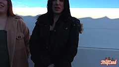 sabrine and lily, eat my pussy and cock together