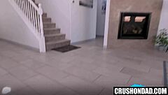 Reality POV petite teen tempts with taboo peeping thrills