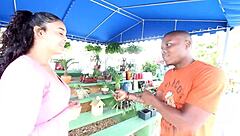 Prada's South African Baddie Public Interracial Blowjob Facial