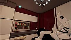 Fucking a big-ass big-tits shark slut in roblox condo