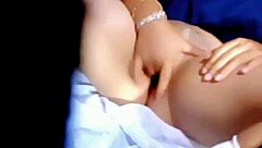 Neighbor teen squirts public outdoor homemade creampie