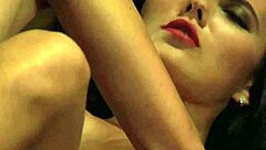 Brunette Slave Moans BUSTY BLONDE Mistress Strapon DOMINATION