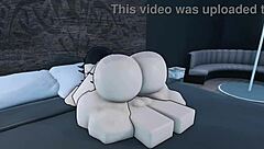 Fucking my Roblox friend Tomoko hard with deepthroat cowgirl and massive cumshots inside.