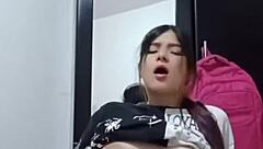 colombian masseuse in lingerie ends up fucking client in real homemade session