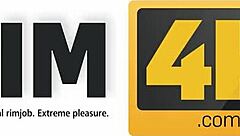 sexy short-haired beauty tongues car mechanic's anus