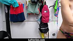 gorgeous petite nerd caught stealing fucked hard by cop