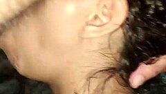 my sexy latina wife fucks pharmacy delivery guy close-up homemade blowjob