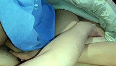 while girlfriend sleeps next door i jerk off with neighbor pussy mutual play