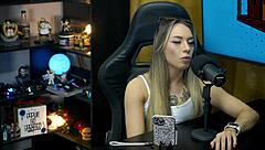 bianca demarchi teases ruan biting his ear and neck showing off her hot body silhouette