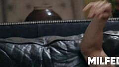 hot milf mommy sucks muscular best friend's monster cock bent over