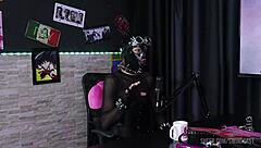 ramona69 and tifany rocha heat up swingers club in sheer red lingerie