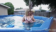 della dane's wet pussy squirts during sensual lesbian play