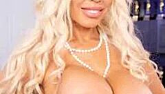 bridgette b's big tits glazed in hot cum