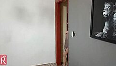 Steamy Post-Shower Blowjob Teases Hidden Desires