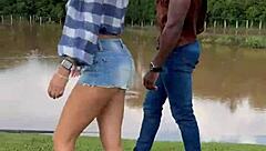 bbc pounds hotwife boss hard on the farm