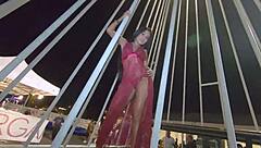 Suzie Q's teasing milf dance ignites Andy Casanova's feet fetish